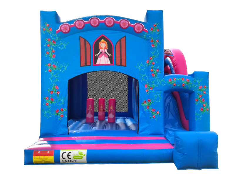 inflatable bounce house with slide