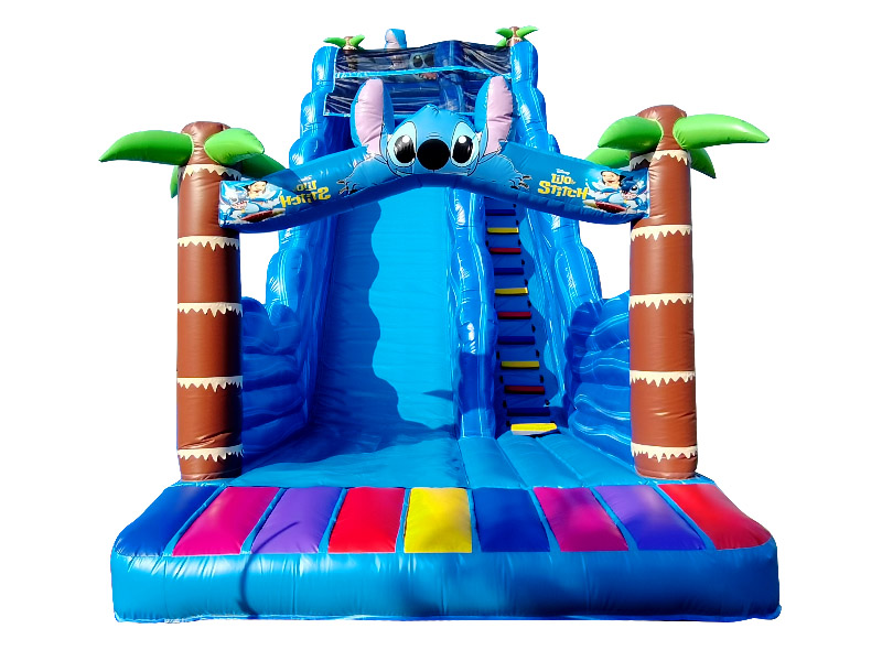 inflatable slide and bounce house