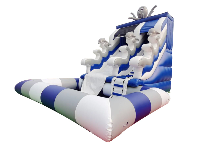 backyard blow up water slide