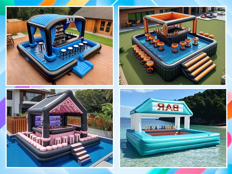 indoor inflatable pool bar