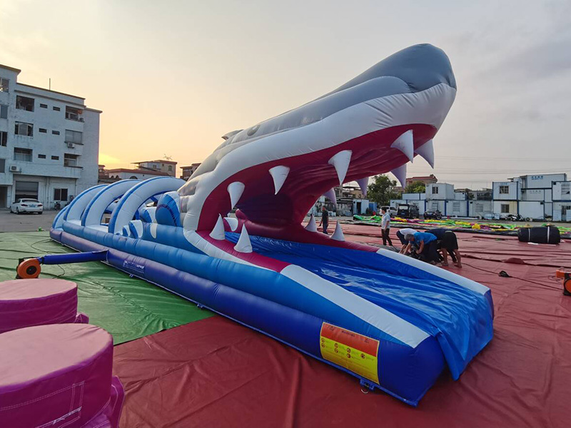 fun inflatable slip and slide