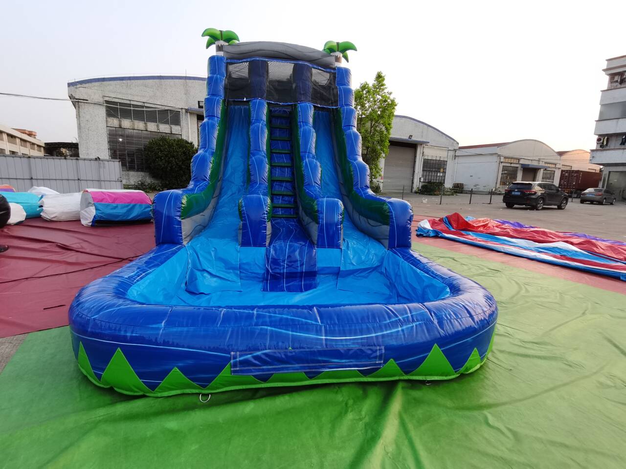 childrens inflatable water slide