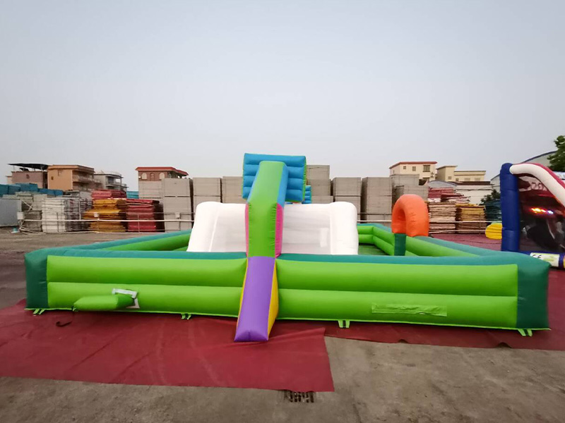 water inflatable soccer field