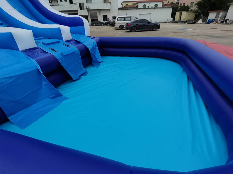 backyard blow up water slide