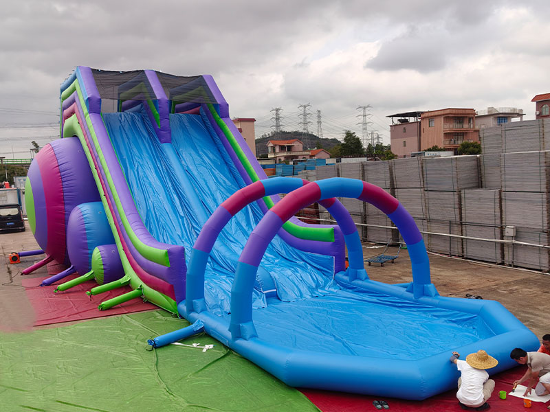 blow up inflatable water slide