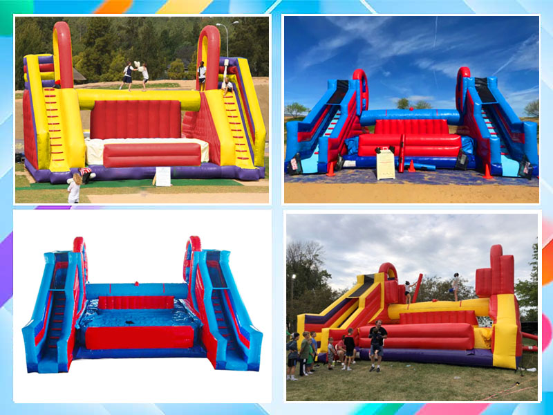 competitive battle zone inflatable joust games
