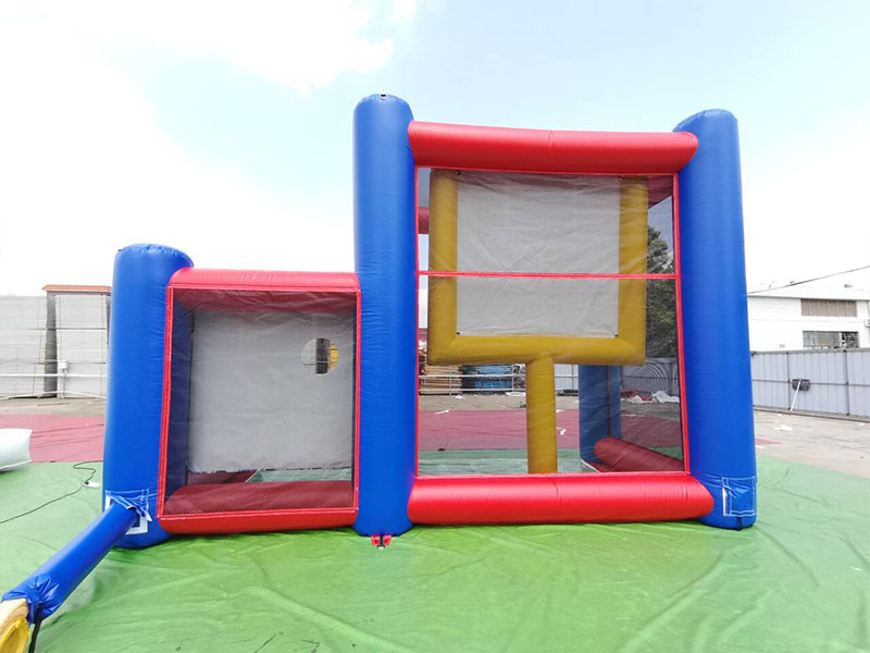 fun inflatable rugby field goal challenge