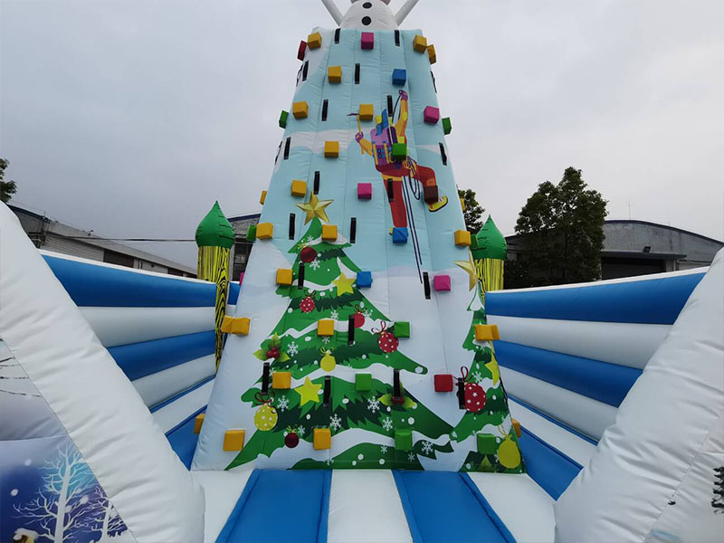 inflatable climbing wall for fun