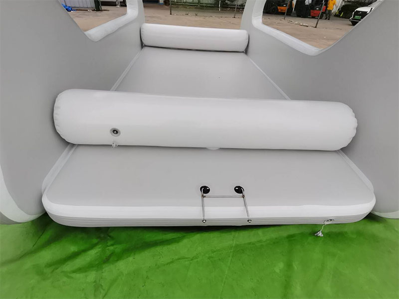 large capacity inflatable house boat