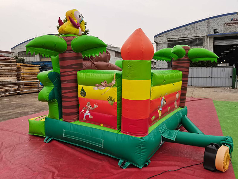 monkey themed bounce house