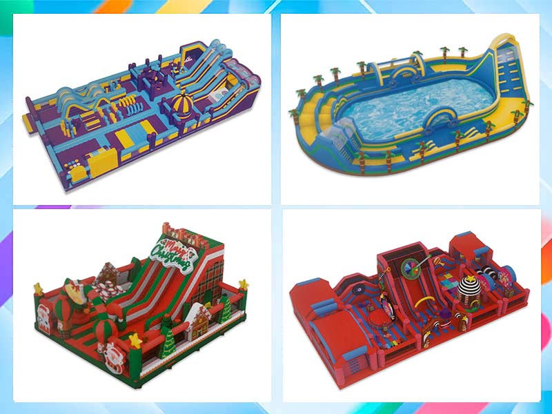 outdoor playground inflatable park