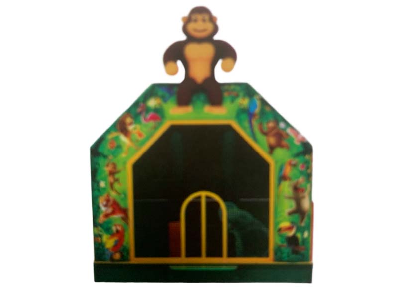 vibrant safari bounce house