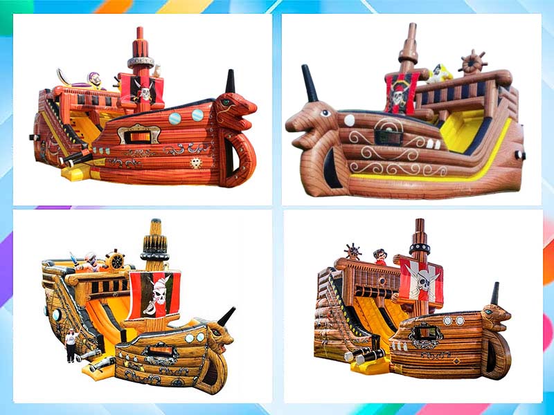 large inflatable slide for group activities