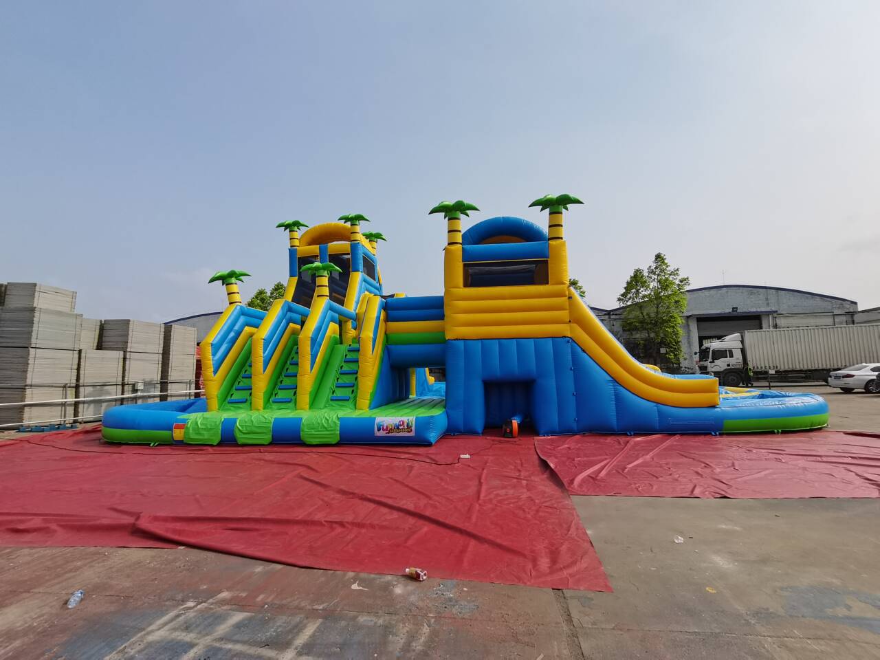 giant inflatable park
