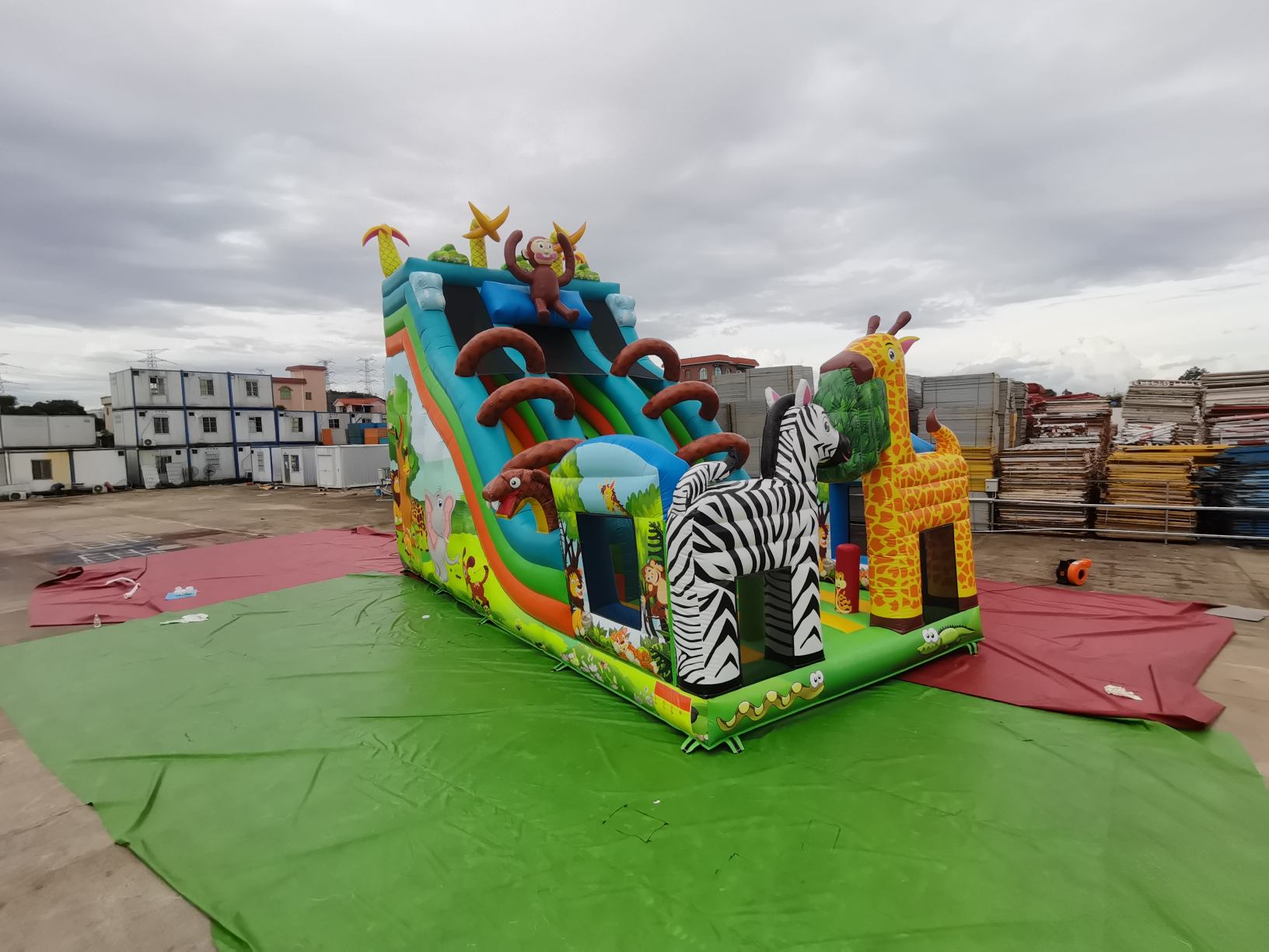 giant inflatable slide