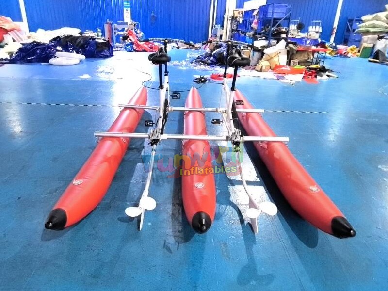 inflatable water bike pedal