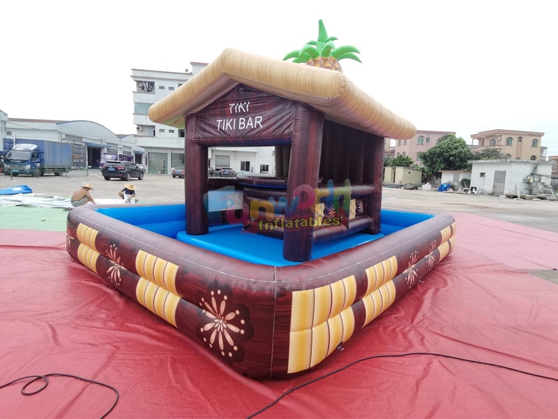 Transform Your Summer Parties with Our Inflatable Backyard Water Pool Bar