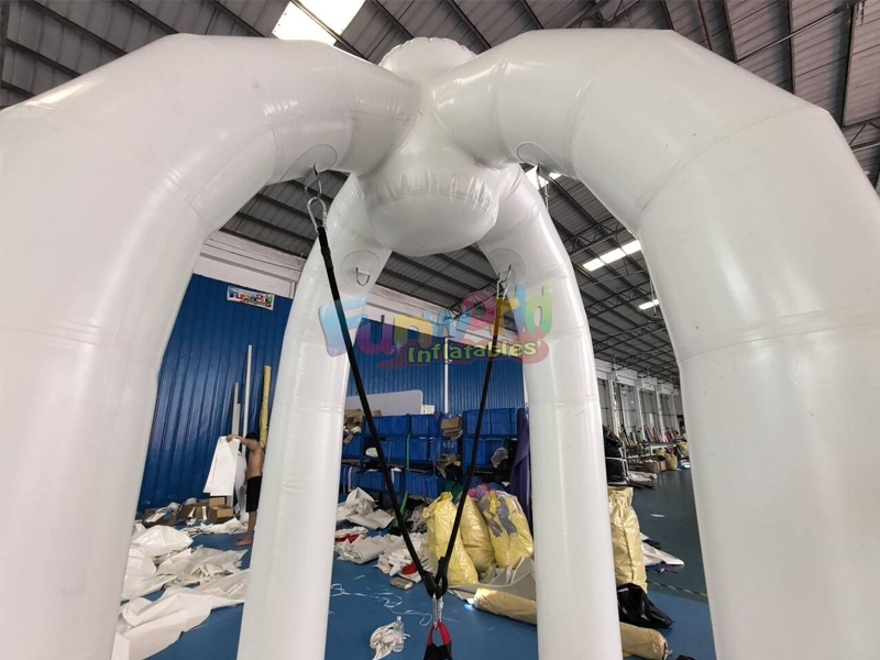 inflatable bungee jumping trampoline