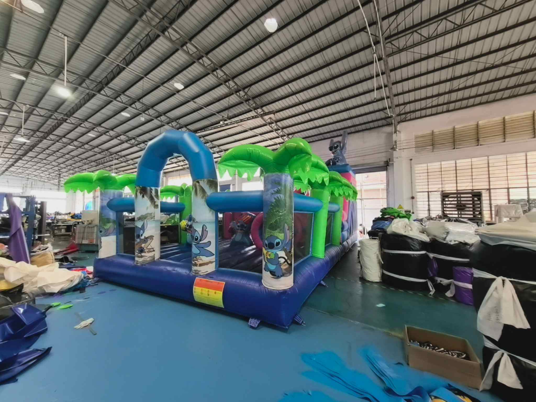 Stitches inflatable playground