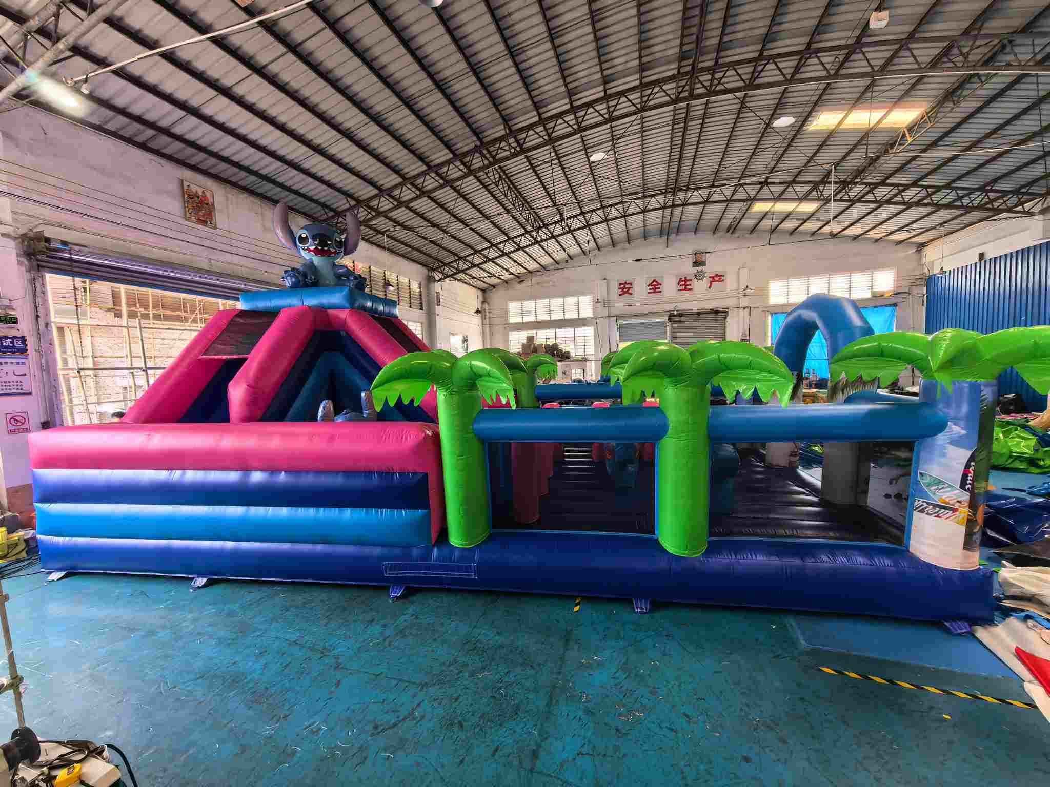 Giant inflatable Stitches park