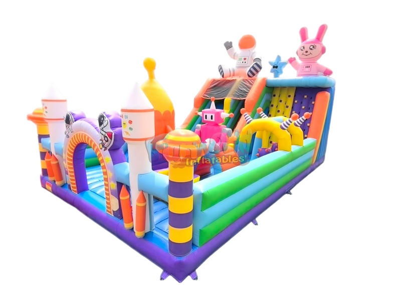 inflatable space theme playground