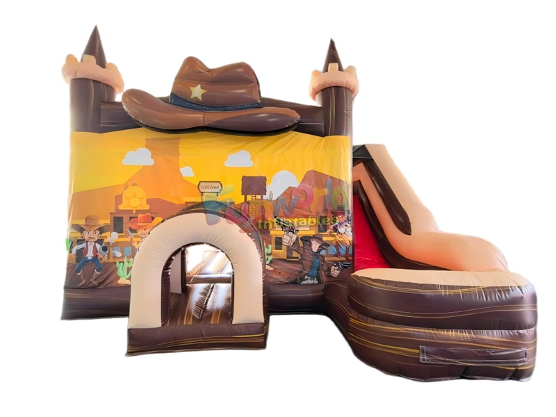 commercial bounce house with slide